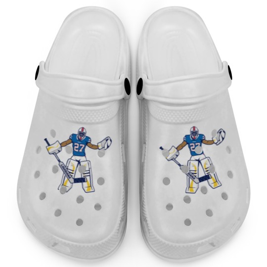Discover tre white goalie academy Print Trucker Hats Clogs