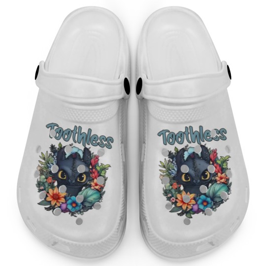Discover Disneyyy How To Train Your Dragon Toothless Floral Clogs, Disneyyy Clogs