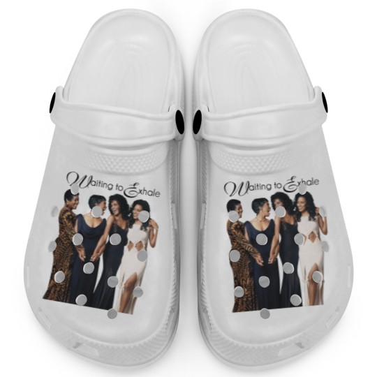 Discover Waiting To Exhale White Unisex Clogs, Friendly Clogs