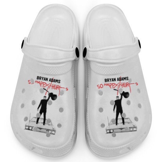 Discover Color Bryan Adams Tour 2023 Clogs, So Happy Hurts Tour, Vintage Bryan Adams Clogs