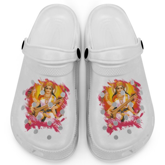 Discover Saraswati Hindu Goddess Clogs