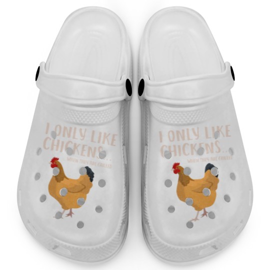 Discover Funny Grilled Smokes Chicken meat Jerking Clogs
