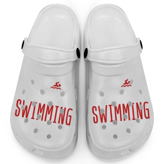 Discover Eat Sleep Swimming Repeat Clogs