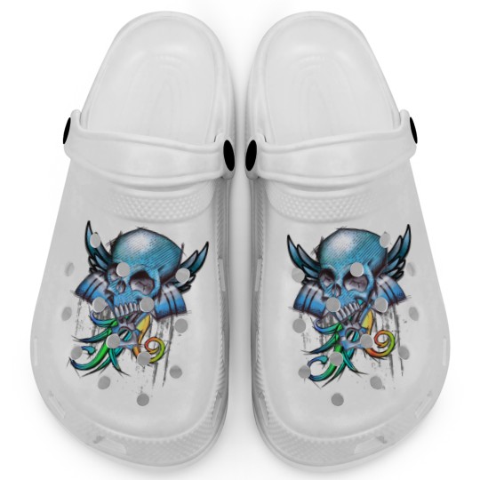 Discover Skull Tuning Design Clogs