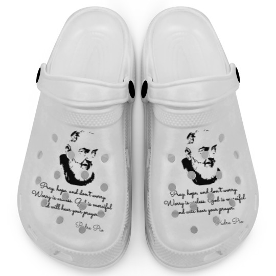 Discover Padre Pio Quotes Clogs