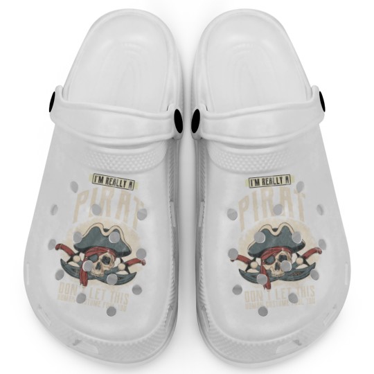 Discover Pirate Costume Jolly Roger Skull Eye Patch Clogs