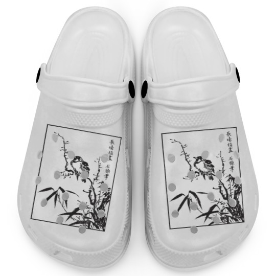 Discover Japanese Bird Art Clogs