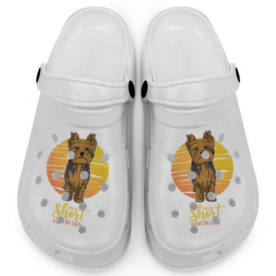 Discover Yorkshire Terrier Dog Vintage Clogs