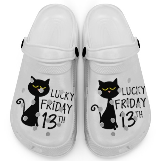 Discover Lucky Friday 13th Clogs