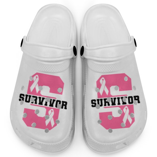 Discover Survivor Breast Cancer Awareness Clogs