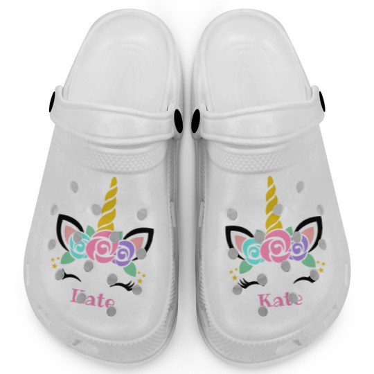 Discover Custom Name Unicorn Clogs