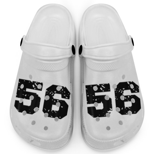Discover Sporty Number 56 Costume Birthday Varsity Sports T Clogs