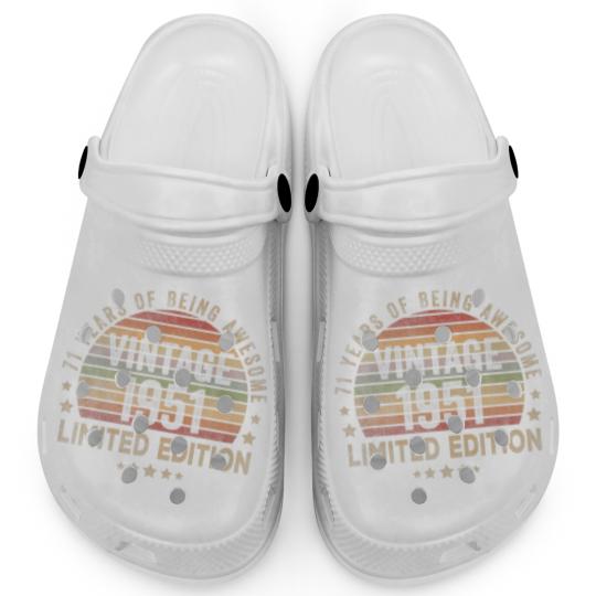 Discover 71 Year Old Gifts Vintage 1951 Limited Edition 71S Clogs