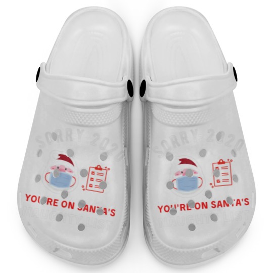 Discover FUNNY SANTA's NAUGHTY LIST CHRISTMAS 2020 FUN FAMI Clogs