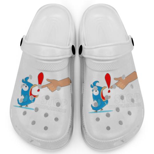 Discover Funny Design Humor Stop Complaining Clogs