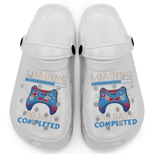 Discover Level 100 Days Of School Complete Gamer Video Game Clogs