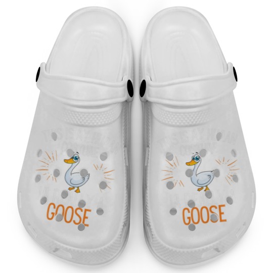 Discover This Is My Human Costume Im Really A Goose Funny H Clogs
