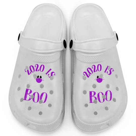 Discover Halloween Humor 2020 Is Boo Sheet Funny Face Mask Clogs
