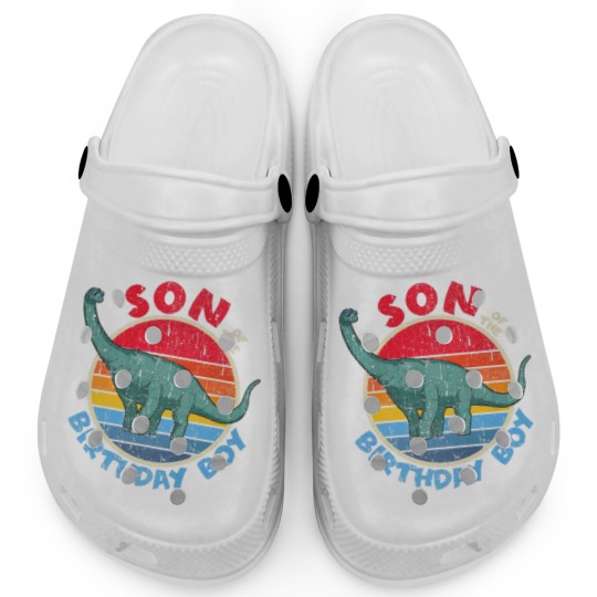 Discover Boy Birthday I Son I Brachiosaurus I Family Matchi Clogs