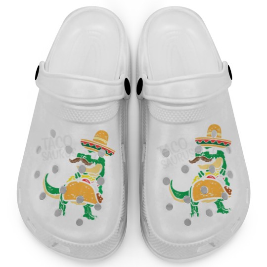 Discover Kids Tacosaurus Taco Dino Trex Cinco De Mayo Clogs