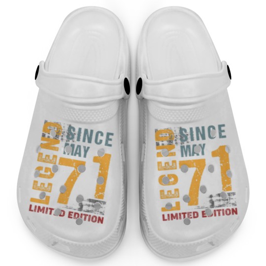 Discover Legend Since May 1971 Gift For 51 Years Old 51Th B Clogs