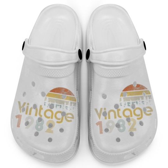 Discover 40Th Birthday Vintage Forest 1982 Clogs