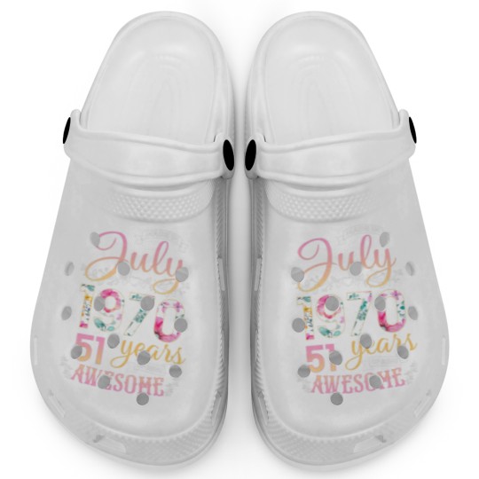 Discover Womens Made In 1970 July Birthday 51 Years Of Bein Clogs