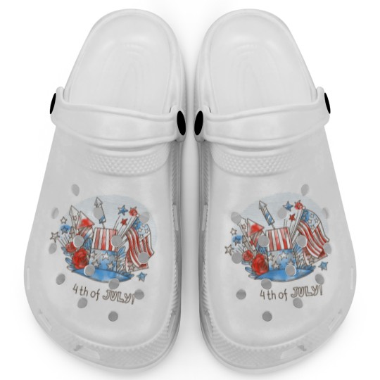 Discover Happy 4th of July Clogs