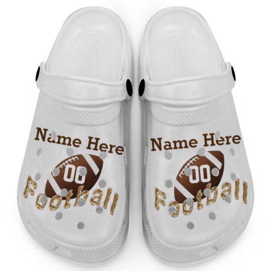 Discover Personalized Football Jerseys for Kids NAME NUMBER Clogs