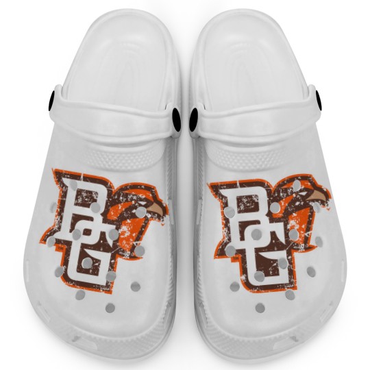 Discover BG Falcons Distressed Clogs