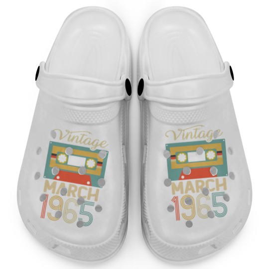 Discover Vintage March 1965 55th Birthday 55 Year Gift Clogs