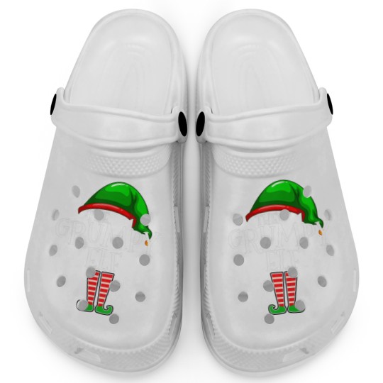 Discover The Grumpy Elf Family Matching Group Christmas Gif Clogs