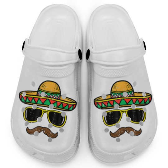 Discover Sombrero Face Cinco De Mayo Mexican Fiesta Clogs