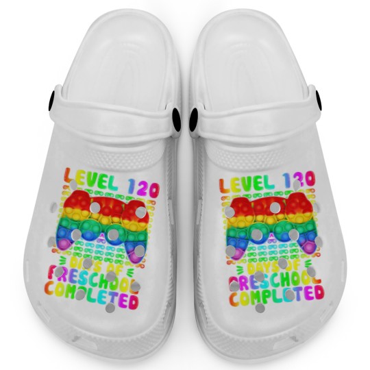Discover Level 120 Days Of Preschool Completed Video Game P Clogs