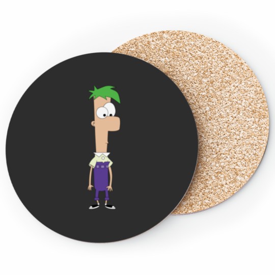 Discover Ferb Sticker2 Coasters