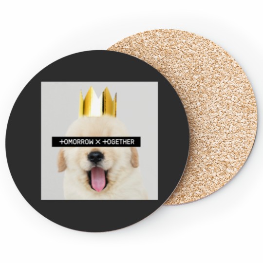 Discover Tomorrow X Together - Puppy Crown Coasters