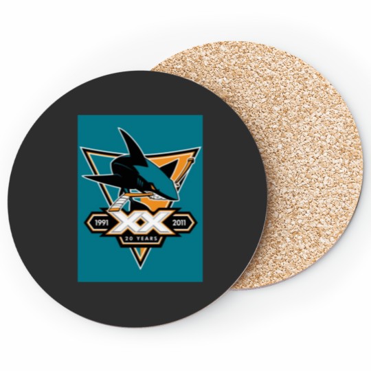 Discover 20th anniversary logo Coasters