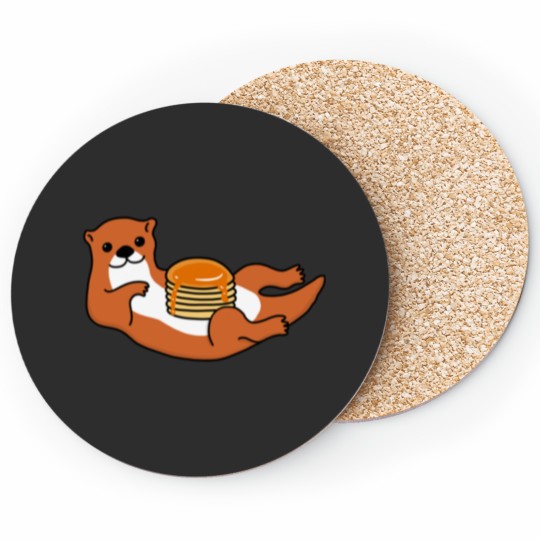 Discover Stacks the CDK Otter - CDK day mascot Premium Coasters