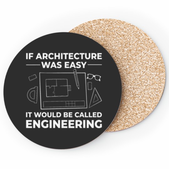 Discover Architecture Designer Engineering Drawing House Architect 21 Coasters