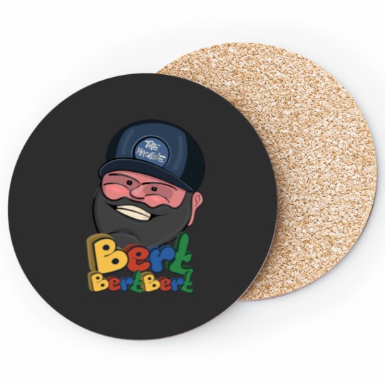 Discover Bert Bert BertBert Kreischer The Machine Illustration Coasters