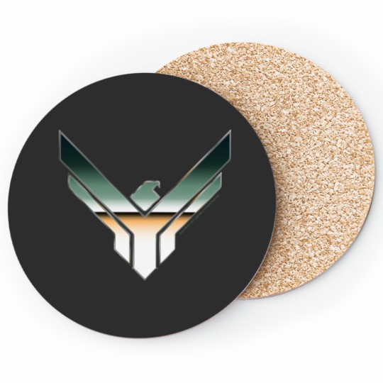 Discover House Atreides chrome symbol Coasters