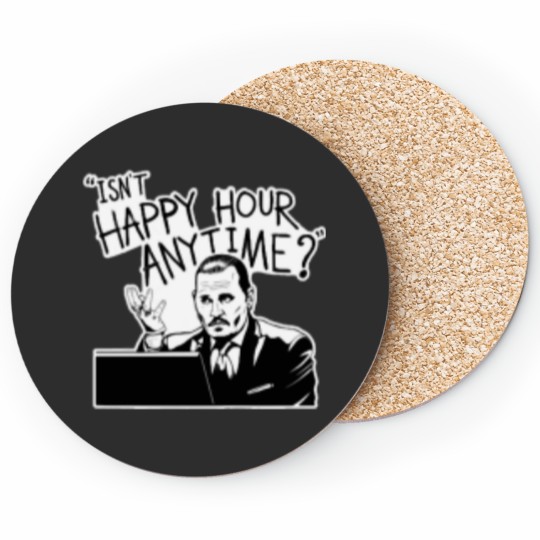 Discover Isnt Happy Hour Anytime Coasters