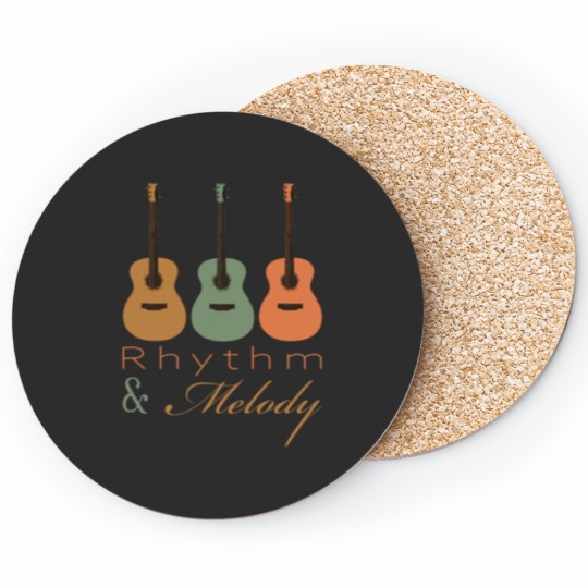 Discover Guitar Player Vintage Guitarists Design Musician Music Teach Coasters