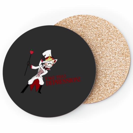 Discover Hazbin Hotel Lucifer Take that Depression Coasters