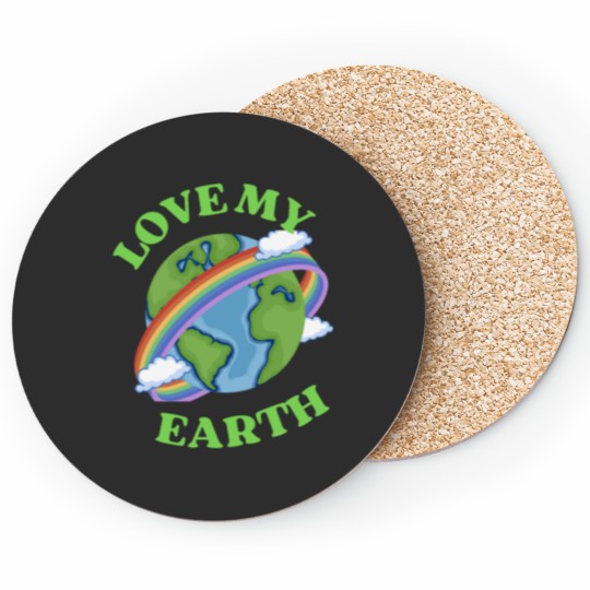 Discover Love My Earth, Gaia,Love mother earth, earth gift,climate activist,Our Climate Our world , cli Coasters