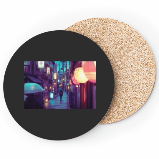 Discover Kyoto Ponto Cho photography Coasters