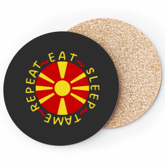 Discover Eat Sleep Tame Repeat 18 Coasters