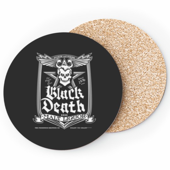 Discover Black Death Malt Liquor Coasters