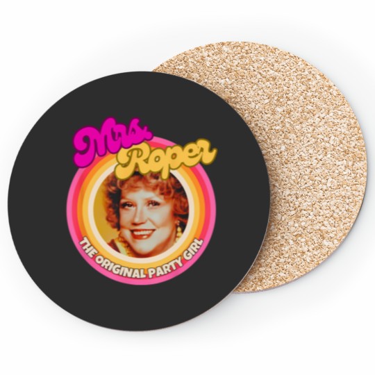 Discover mrs roper the original party girl Coasters