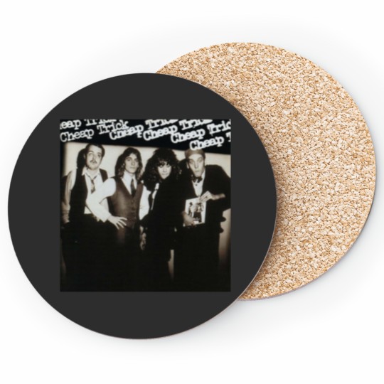 Discover Chea. Tric. band cover  .png Coasters